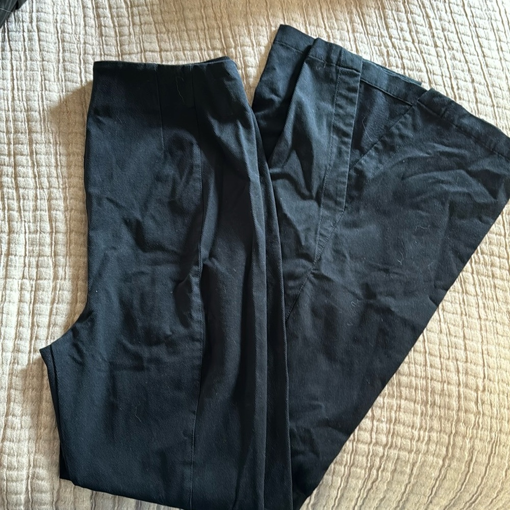 Free People flare slit pants